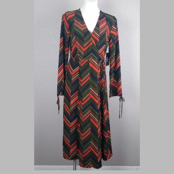 Lulus Martini Moment Olive Green Midi Dress Medium - Picture 2 of 15